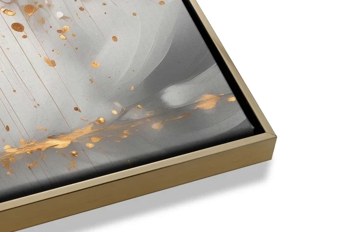 obraz w złotej ramie