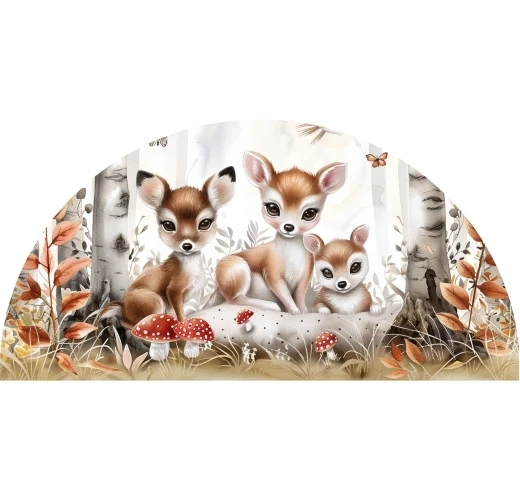 Naklejka na ścianę las