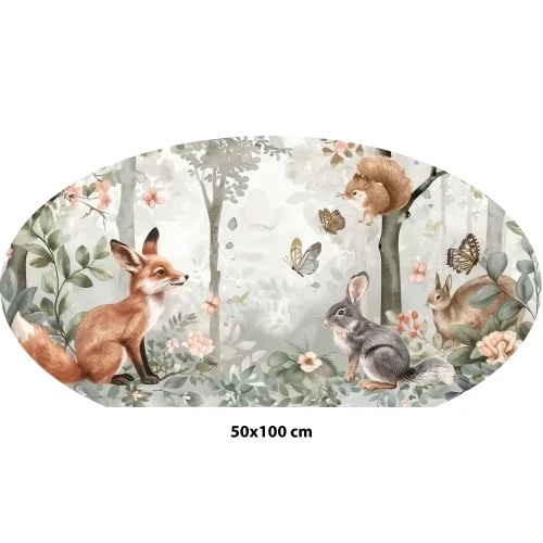 Naklejka na ścianę las