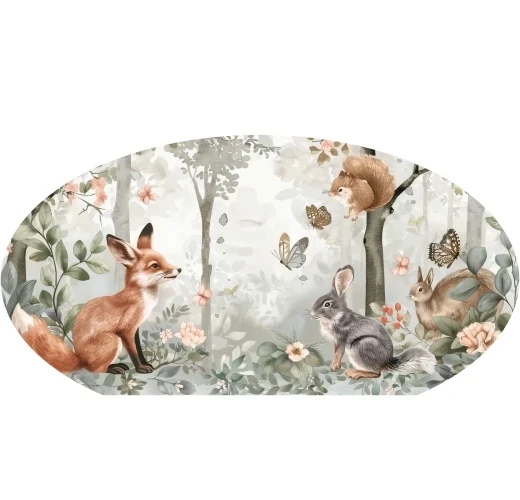 Naklejka na ścianę las