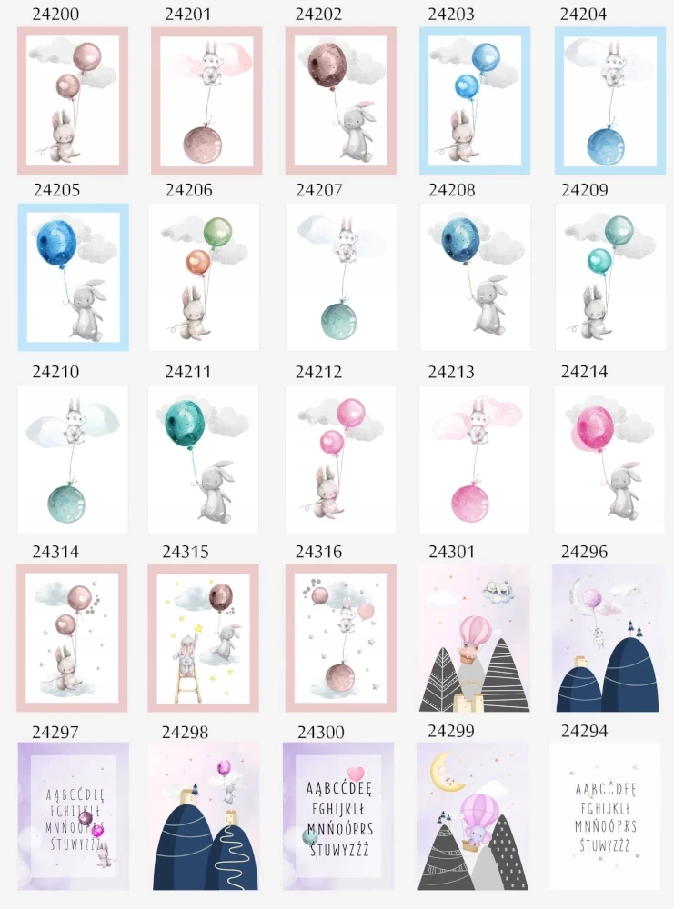 Plakaty do pokoju dziecka