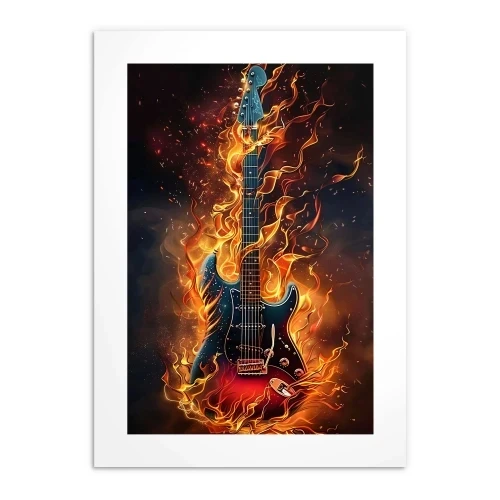 plakat gitara