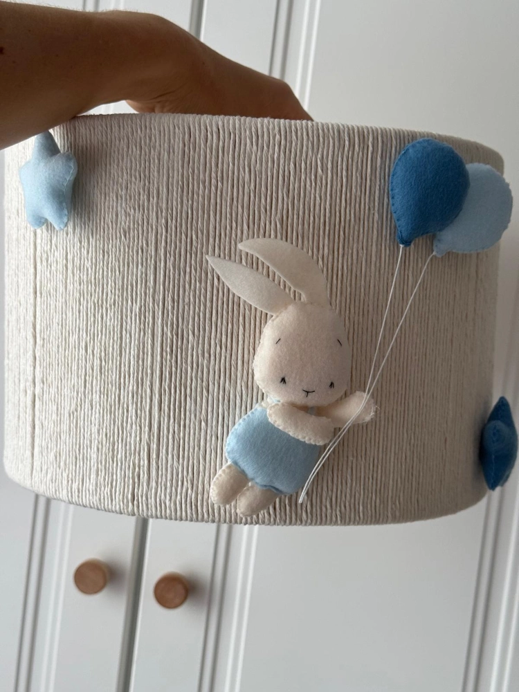 Lampa do pokoju chłopca | abażur z królikiem