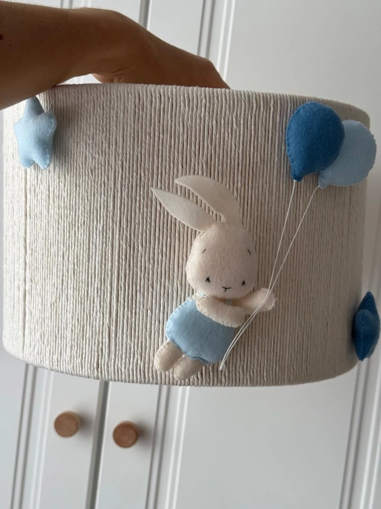 Lampa do pokoju chłopca | abażur z królikiem