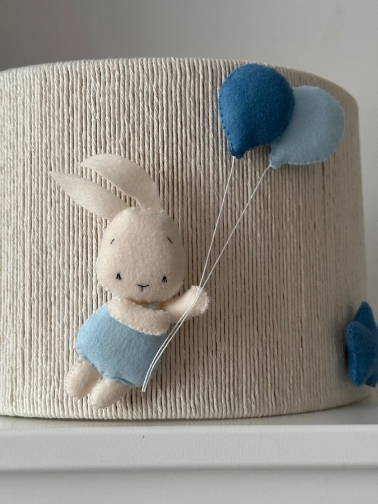 Lampa do pokoju chłopca | abażur z królikiem