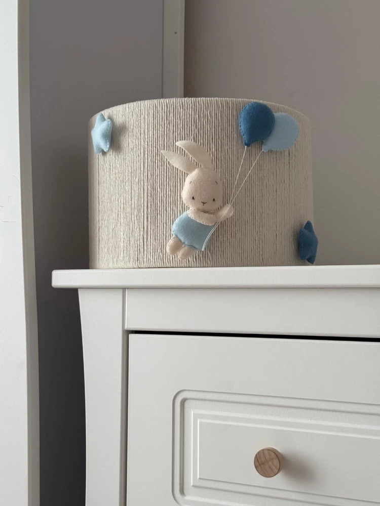 Lampa do pokoju chłopca | abażur z królikiem