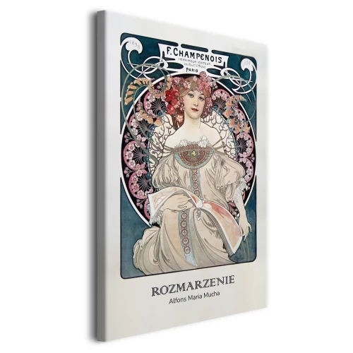 Obraz Rozmarzenie | reprodukcja grafiki Alfonsa Muchy