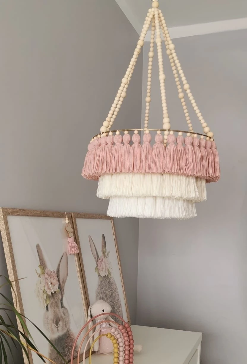 lampa handmade sznurek