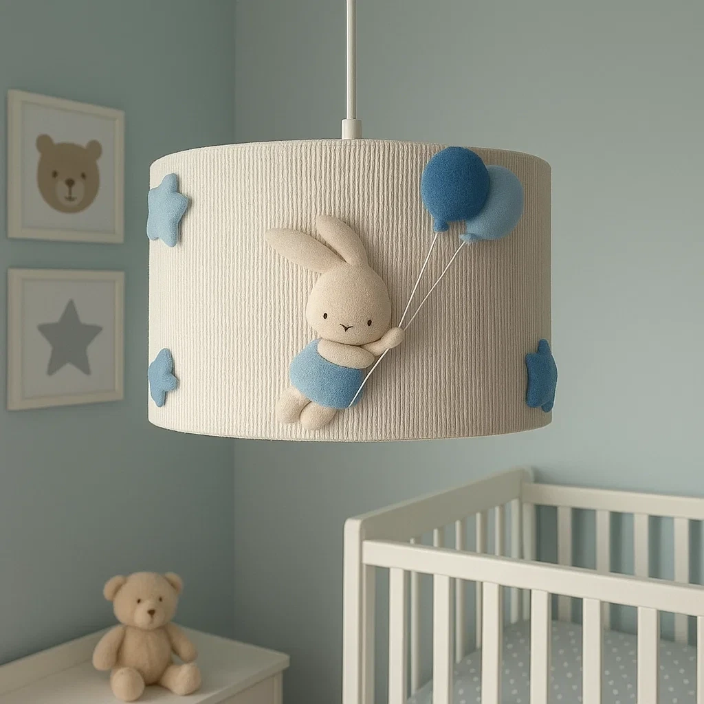 Lampa do pokoju chłopca | abażur z królikiem