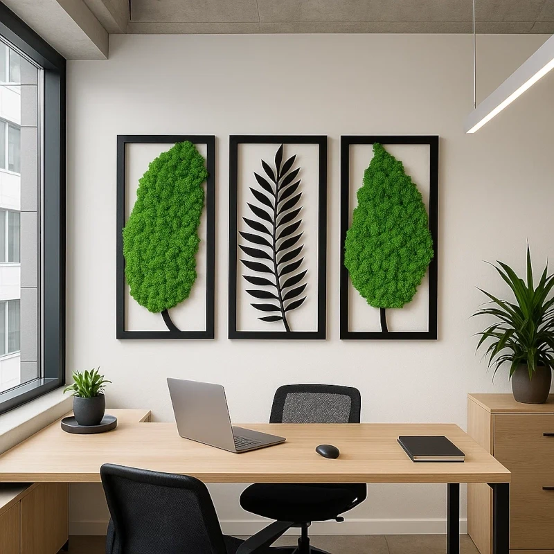 obraz z chrobotkiem do biura