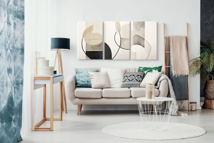 Obraz na płótnie | tryptyk abstrakcja