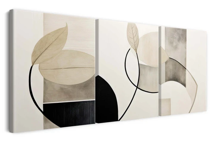 Obraz na płótnie | tryptyk abstrakcja