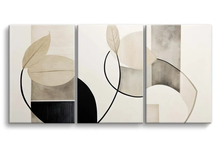 Obraz na płótnie | tryptyk abstrakcja