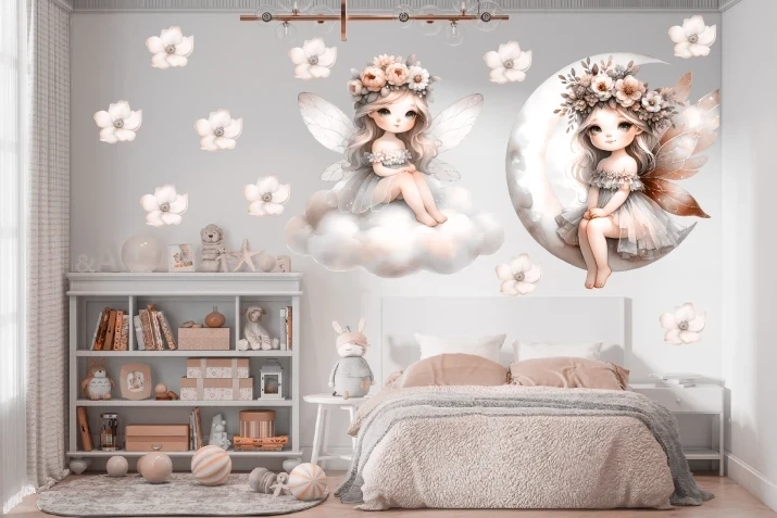 Naklejki na ścianę | naklejka wróżki