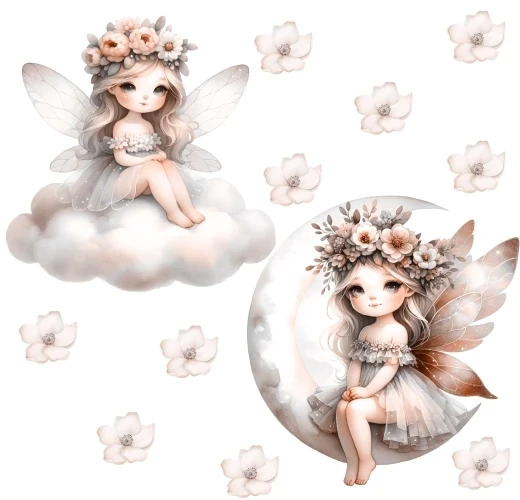 Naklejki na ścianę | naklejka wróżki