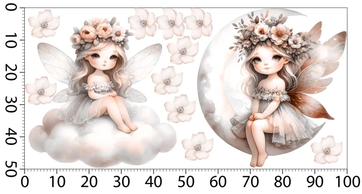 Naklejki na ścianę | naklejka wróżki