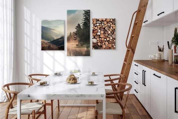 Tryptyk | Obraz na płótnie | Grafika góry