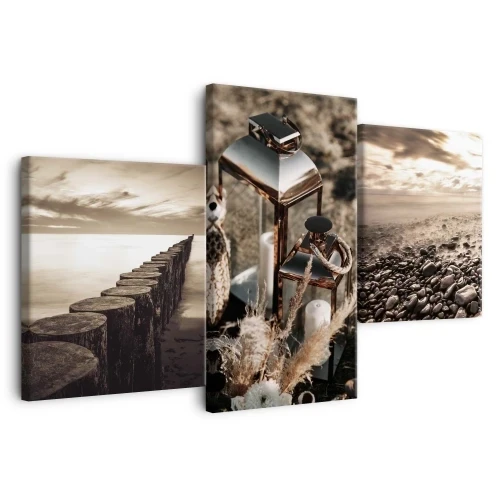 Tryptyk | Obraz na płótnie | Grafika natura