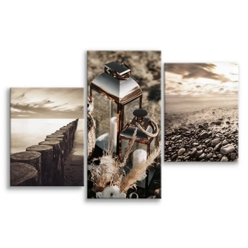 Tryptyk | Obraz na płótnie | Grafika natura