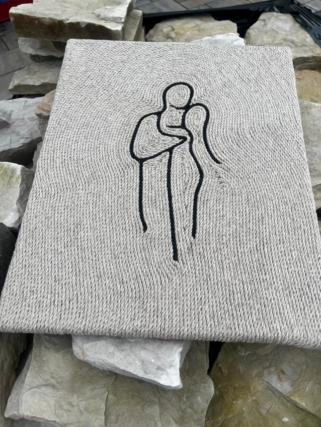 dekoracja boho ze sznurka