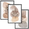 Plakaty tryptyk  art line