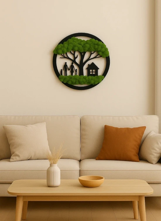 obraz rodzina drzewo z chrobotkiem