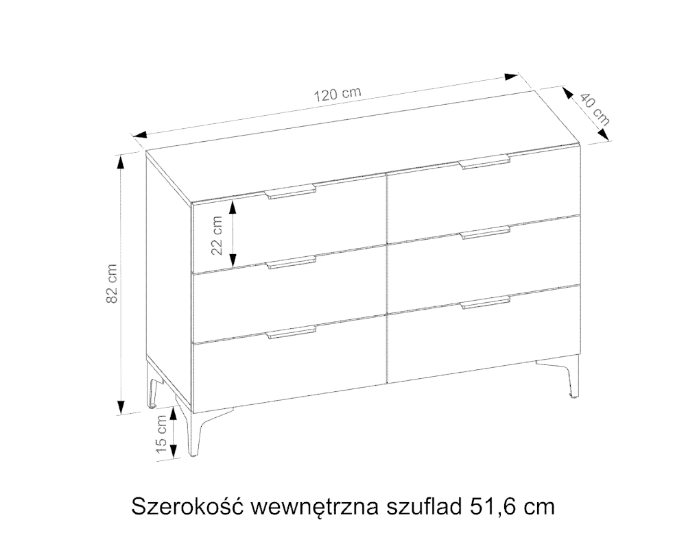 Komoda z szufladami