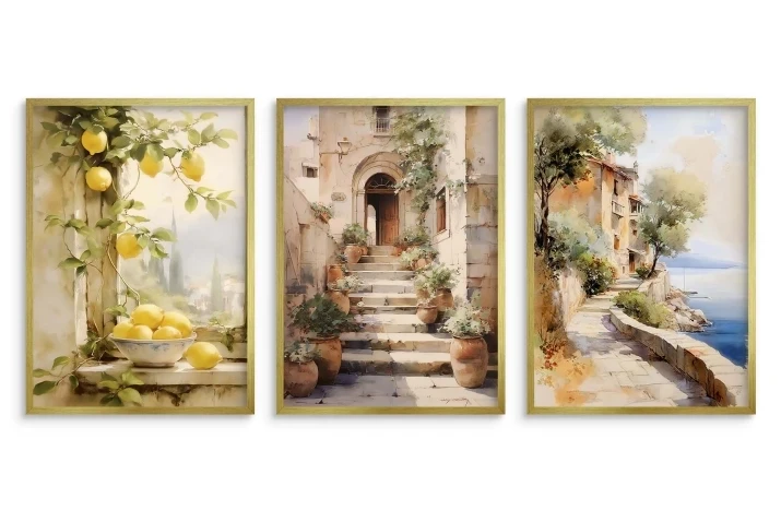 Plakaty do salonu | zestaw plakatów Smak Słońca