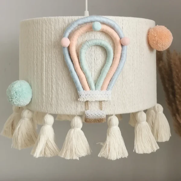 Lampa do pokoju dziecka abażur z balonem