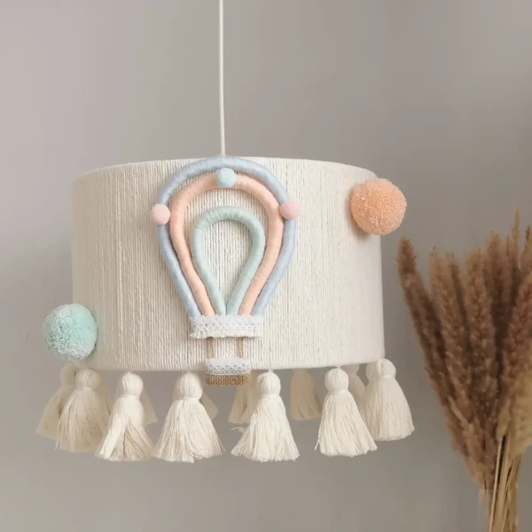 Lampa do pokoju dziecka abażur z balonem