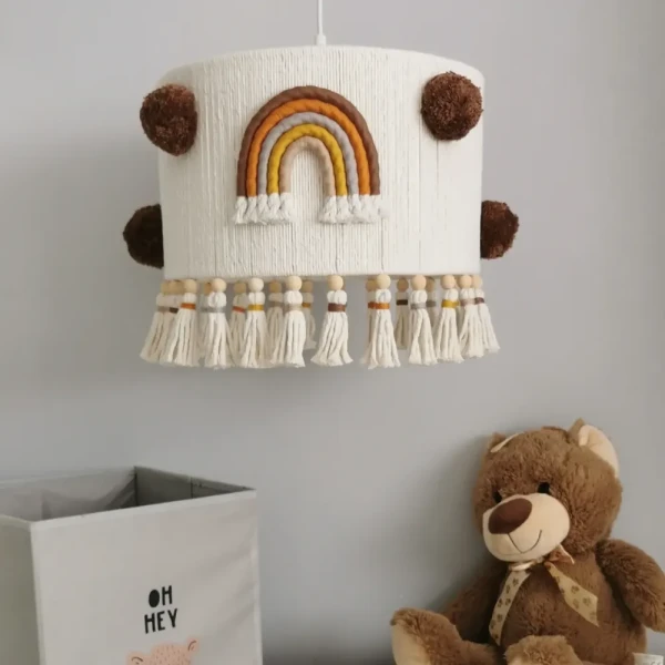 lampa z tęczą