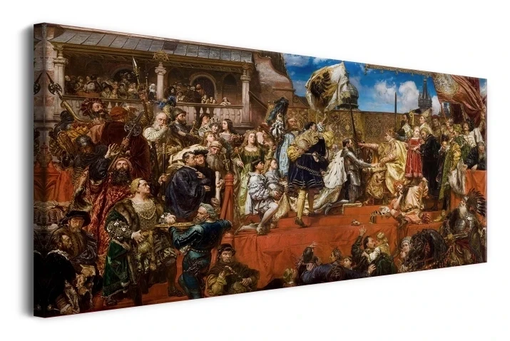 Obraz Jan Matejko „Hołd Pruski” reprodukcja