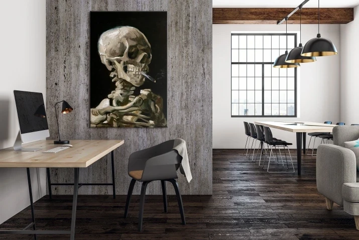 Van Gogh reprodukcja Czaszka