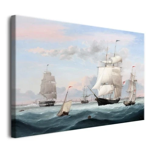 reprodukcja | Port Nowy York Fitz Henry Lane