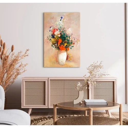 obraz wazon z kwiatami