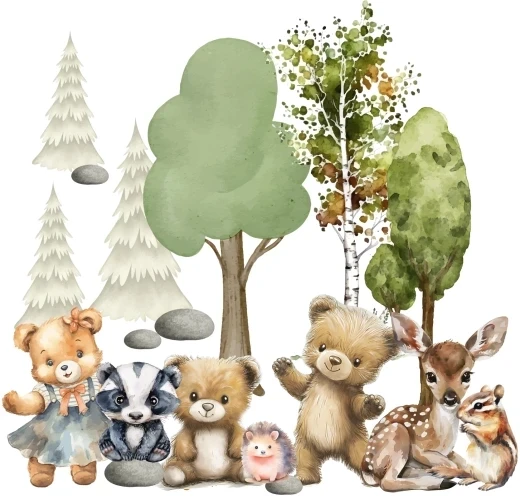 naklejki zwierzątka