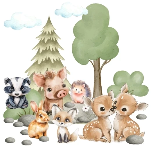 pokój dziecka z naklejkami