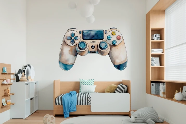 Naklejki na ścianę | Gamepad Pokój nastolatka