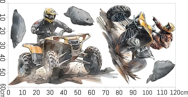 motoryzacja naklejki ścienne