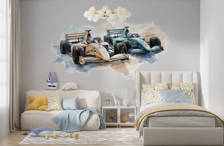 naklejka na ścianę formuła 1