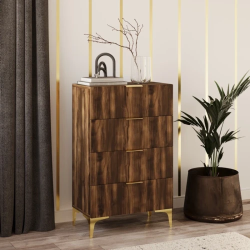 OULU dąb barokowy komoda