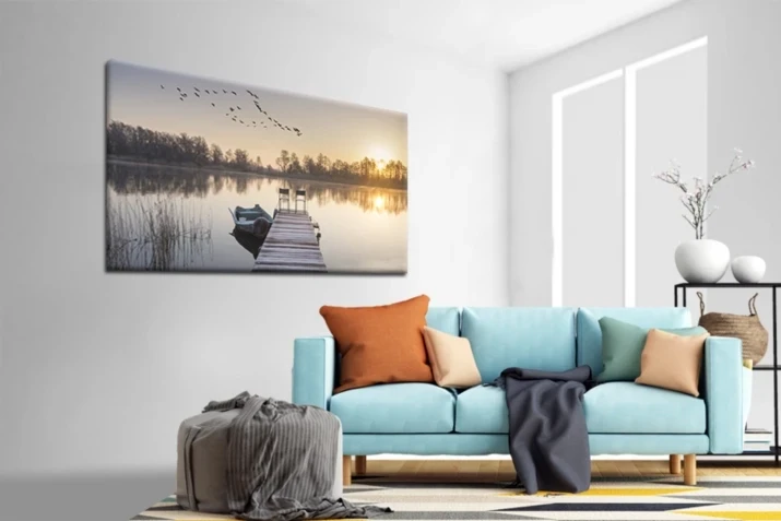 Obraz na płótnie  | poranek nad jeziorem