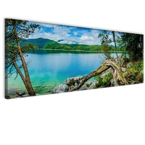 Obraz do sypialni góry, jezioro