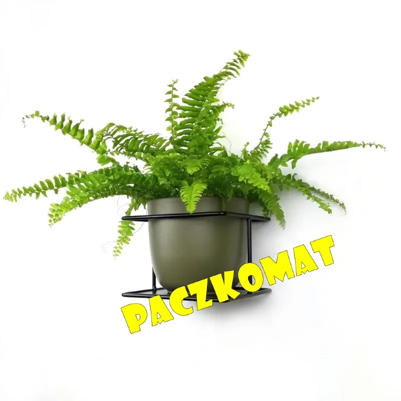 FLORA czarny kwietnik