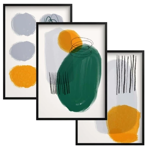 zestaw plakatów Abstrakcja