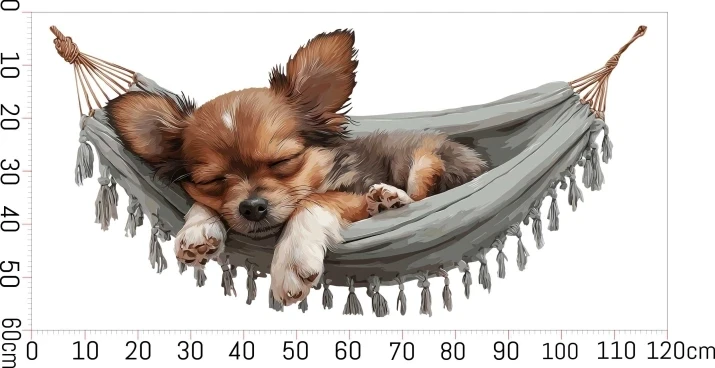 Naklejki na ścianę szczeniak