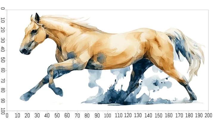 Naklejka na ścianę Koń