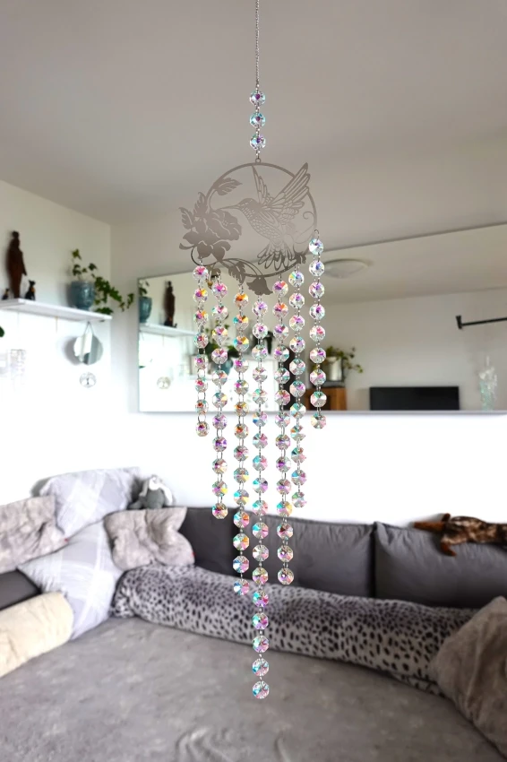 Szklany łapacz słońca | kolorowe refleksy