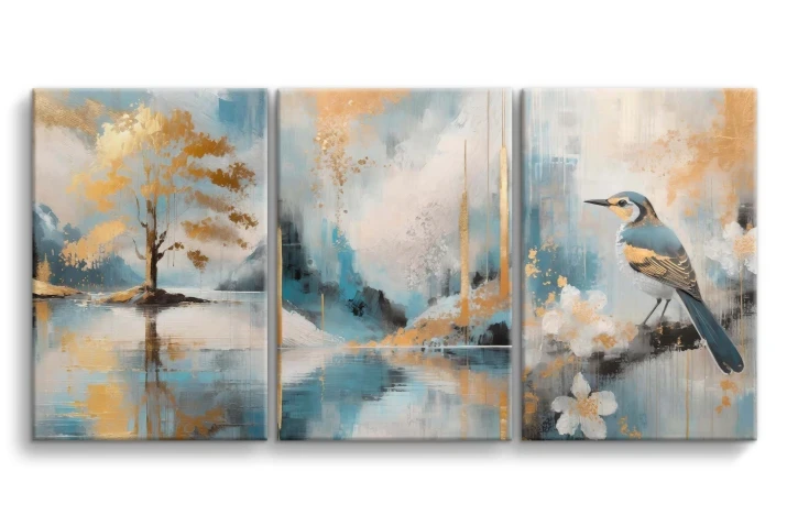 tryptyk ptaki glamour