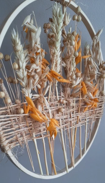 Obraz handmade | dekoracja na ścianę z suszonych roślin